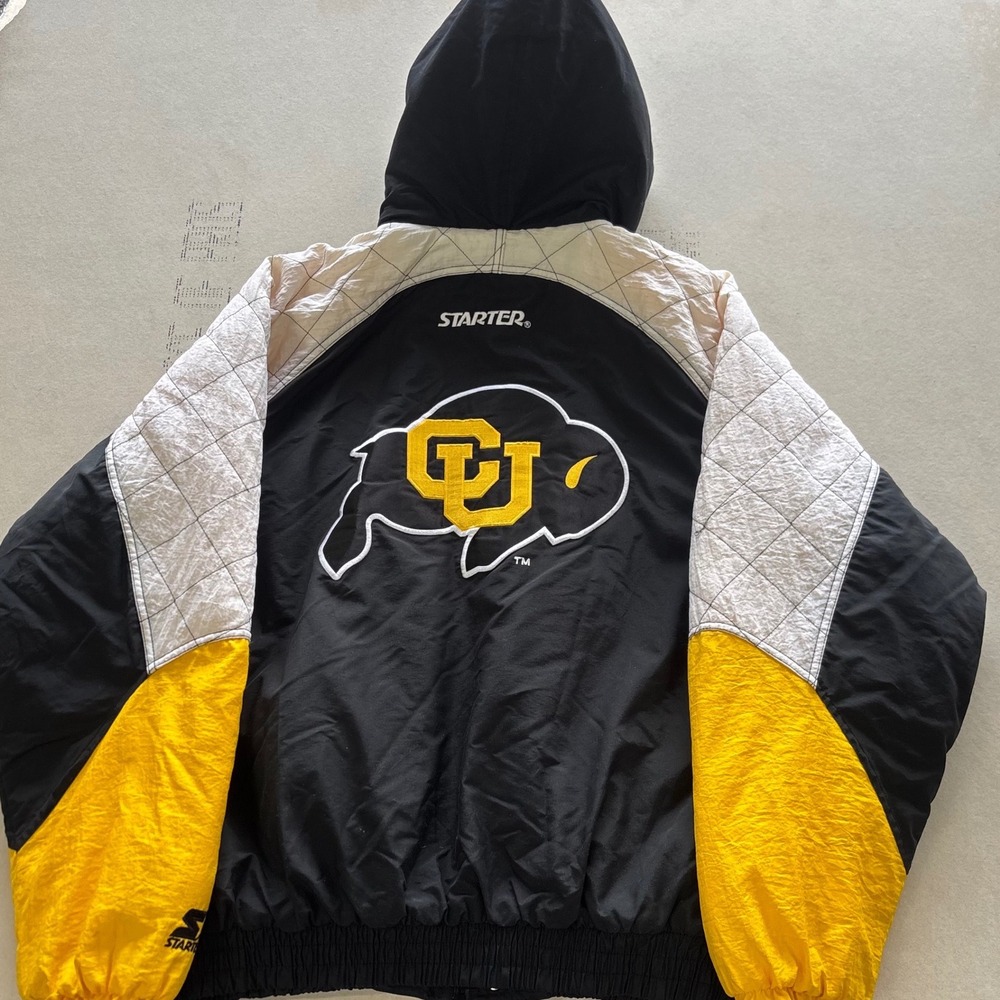 Vintage 90s Starter Colorado Buffaloes‎ CU Puffer Jacket